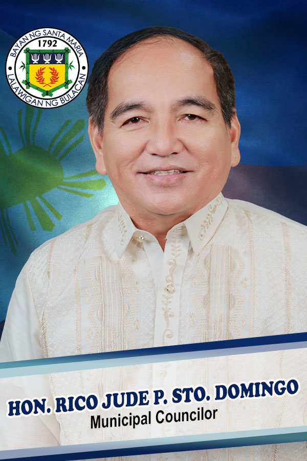 Official portrait of Hon. Rico Jude Policarpio Sto. Domingo, Municipal Councilor