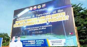 Inauguration of Streetlight in Dulong Bayan